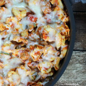 Sausage Tortellini Skillet