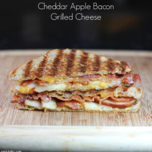 Cheddar Apple Bacon Grilled Cheese