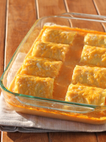 Buffalo Chicken Lasagna Roll-Ups