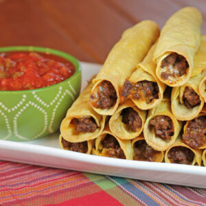 Spicy Beef Taquitos