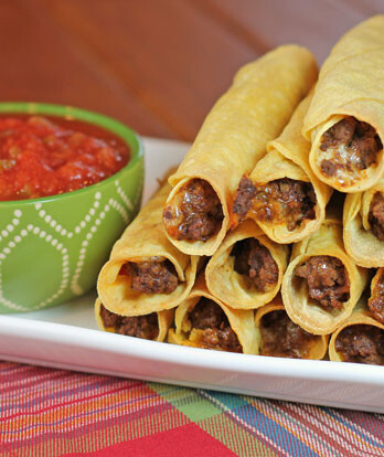 Spicy Beef Taquitos