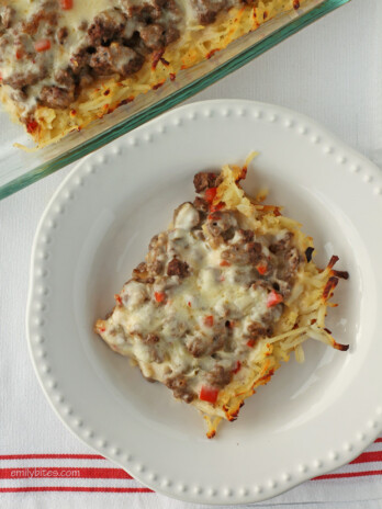 Cheesy Cajun Beef and Potato Bake
