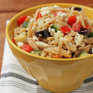 Greek Orzo Pasta Salad