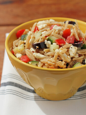 Greek Orzo Pasta Salad