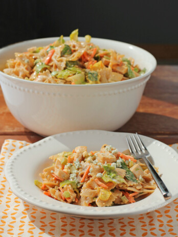 Buffalo Chicken Pasta Salad