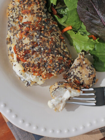 Cream Cheese Stuffed Everything Chicken