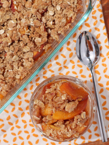 Peach Crumble