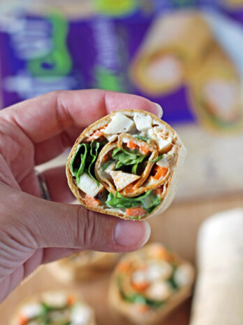 Buffalo Chicken Pinwheel Wraps