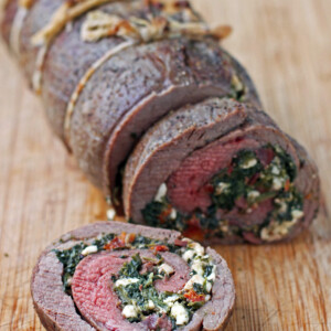 Spinach and Feta Stuffed Flank Steak