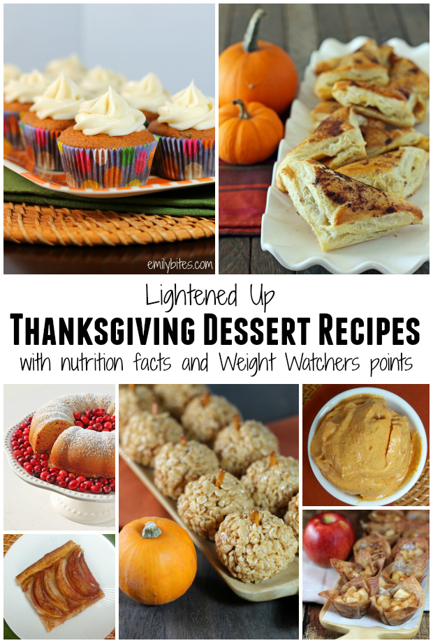 Lightened Up Thanksgiving Recipes Roundup - Emily Bites