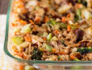 Teriyaki Chicken and Rice Casserole