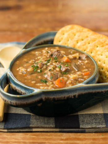 Slow Cooker Beef and Barley Soup
