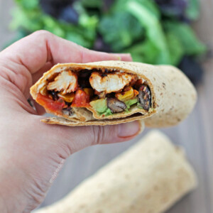 Spicy Southwest Chicken Wraps