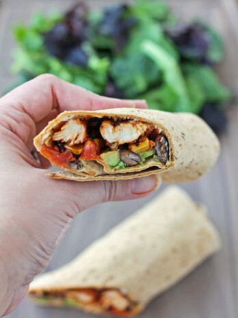Spicy Southwest Chicken Wraps