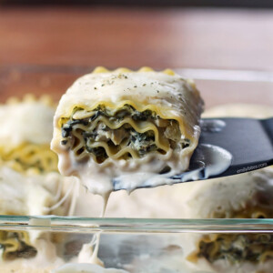 Spinach and Artichoke Lasagna Roll-Ups