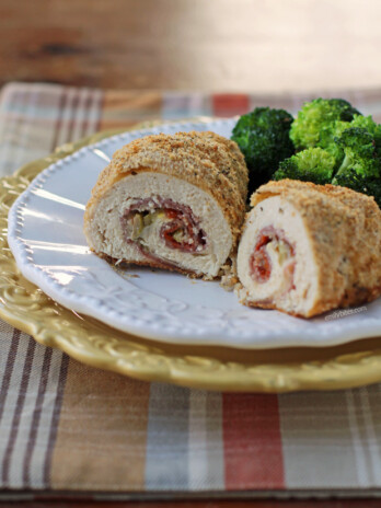 Antipasto Chicken Roulades