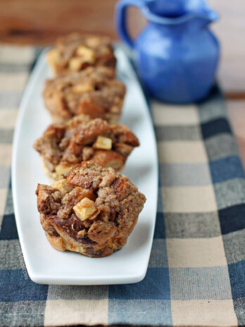 Apple Streusel French Toast Muffins