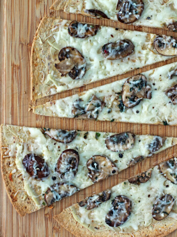 Three Cheese Mushroom Flatbreads