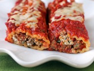 Beef and Sausage Manicotti