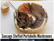 Sausage Stuffed Portobello Mushrooms