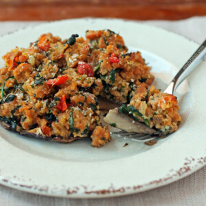Sausage Stuffed Portobello Mushrooms