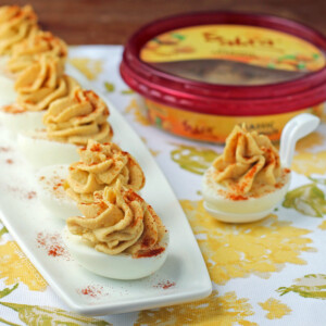 Hummus Deviled Eggs