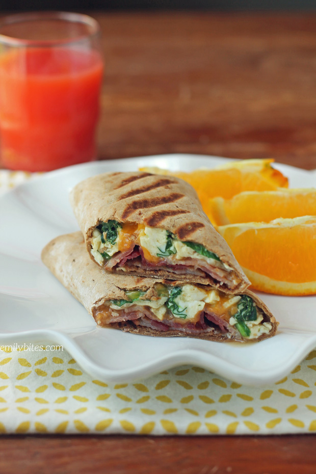 Maple Bacon Breakfast Wraps Emily Bites