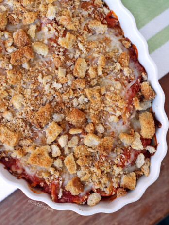 Chicken Parmesan Stuffed Shells