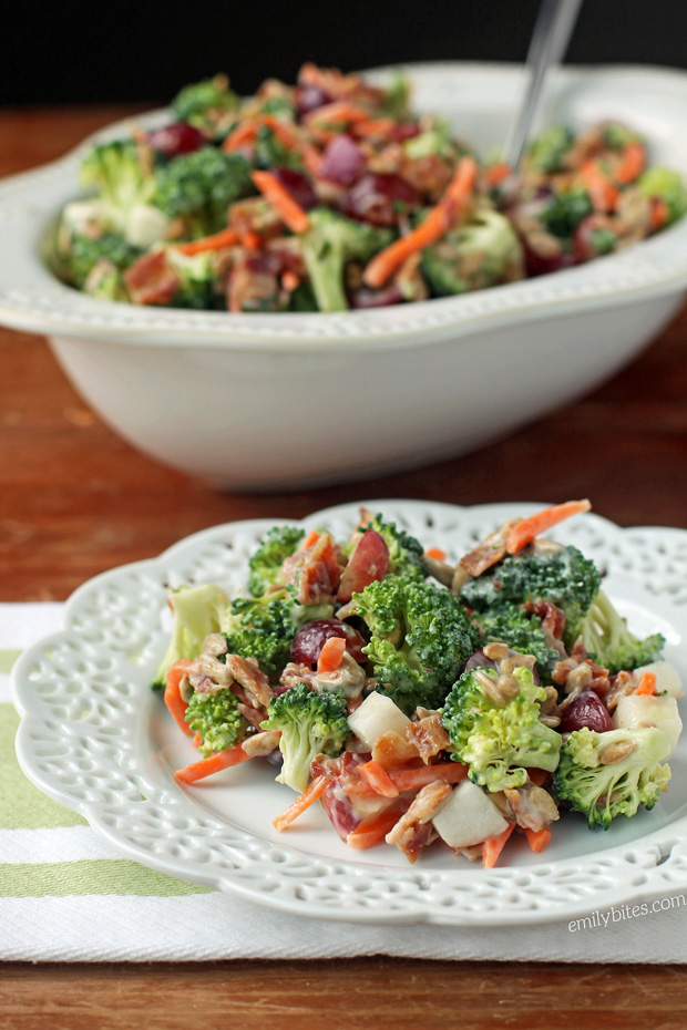 Broccoli Salad Emily Bites