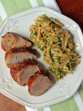 Cheddar Broccoli Orzo
