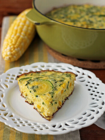 Corn and Zucchini Summer Frittata