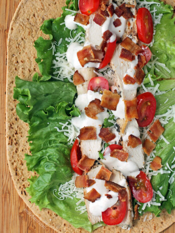 Chicken Caesar Wraps