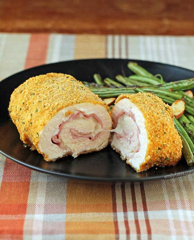 Chicken Cordon Bleu Emily Bites