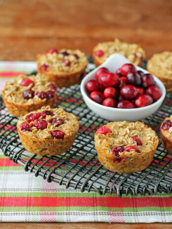 Orange Cranberry Baked Oatmeal Singles