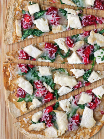 Turkey Cranberry Flatbreads