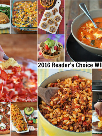 The Best Recipes of 2016: Emily Bites Reader's Choice Award Winners!