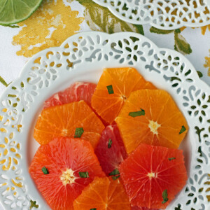 Honey Mint Citrus Salad