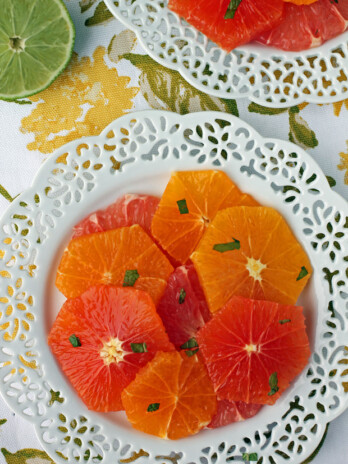 Honey Mint Citrus Salad