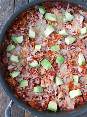 Smoked Sausage Chilaquiles