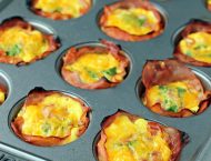 Ham and Cheese Egg Cups