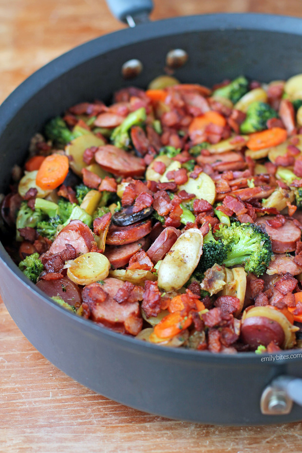 Easy Sausage and Potato Skillet - Chemical-Free Beauty Products
