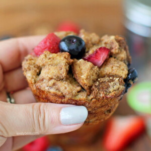 Berry French Toast Muffins