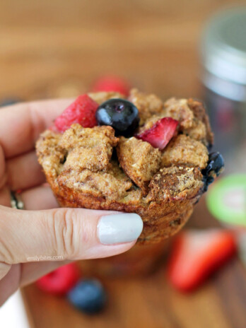 Berry French Toast Muffins