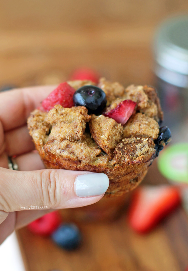 Berry French Toast Muffins