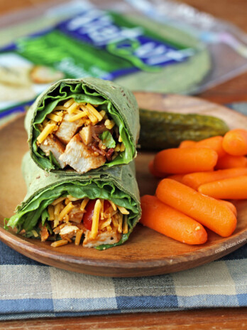 Barbecue Chicken Bacon Wraps