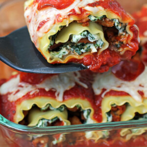 Pizza Lasagna Roll-Ups