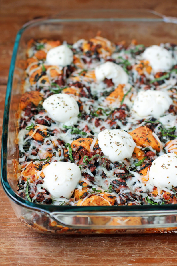 Bubble Up Lasagna Casserole