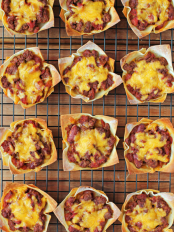 Chili Wonton Cups