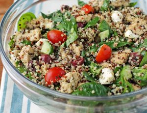 Greek Chicken Quinoa Salad