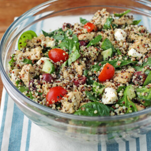 Greek Chicken Quinoa Salad